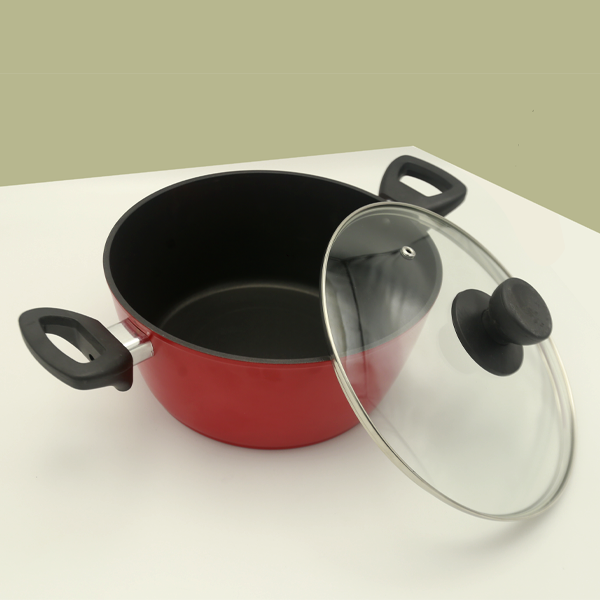 Casserole Pan with Glass Lid-24 CM